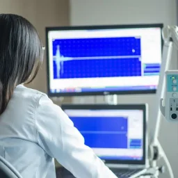 Uporaba laboratorijskega stola med spremljanjem meritev na EEG monitorjih v medicinskem okolju