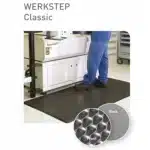 Črna klasična podloga WERKSTEP Classic za razbremenitev pri dolgotrajnem stoječem delu