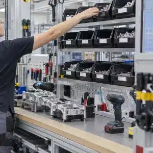 boljsa-ergonomija-doseg-materiala-proizvodnja-1200x1200 Boljša ergonomija pri proizvodnem delu z materialom v ustreznem območju dosega.