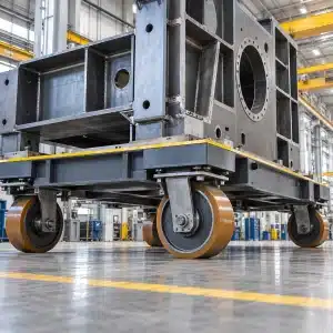 kolesa-za-tezka-bremena-industrijska-platforma-1200x1200 Kolesa za težka bremena na robustni industrijski platformi za premikanje masivne proizvodne opreme.